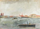 Р.Р. ФАЛЬК. Ленинград. Нева. 1939<