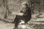 Р.Р. Фальк за работой. 1938. Крым