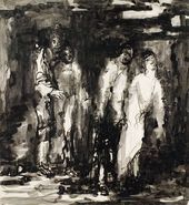 Е.П. ЛЕВИНА-РОЗЕНГОЛЬЦ. Из цикла «Люди (Рембрандтовская серия)». Лист 42. 1960