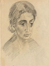 Р.Р. ФАЛЬК. Портрет Зои Калатозовой. 1952