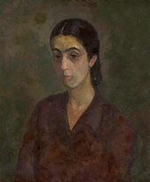 Р.Р. ФАЛЬК. Армянка. (Портрет Зои Калатозовой). 1952 