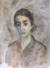 Р.Р. ФАЛЬК. Армянка. (Портрет Зои Калатозовой). 1952