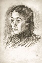 Р.Р. ФАЛЬК. Портрет Зои Калатозовой. 1952