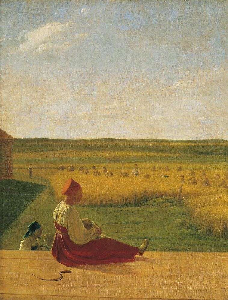 АЛЕКСЕЙ ГАВРИЛОВИЧ ВЕНЕЦИАНОВ. На жатве. Лето. Середина 1820-х