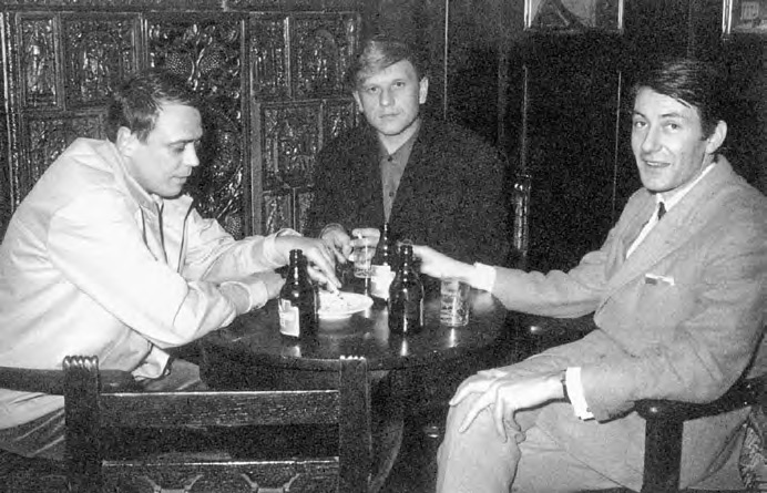 Группа «ЗЕРО». Слева направо: Гюнтер Юккер, Хайнц Мак, Отто Пине. 1961