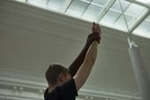 Дэвид Имхоф, Джош Джонсон в работе Анне Имхоф «Страх», Кунстхалле Базель, 2016