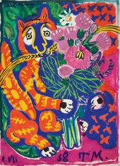 Т.А. Маврина. Почтовый кот. 1968