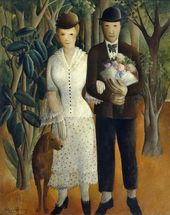 ОЛЬГА САХАРОВА. Молодожены. Около 1929