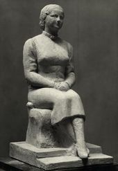 ХАНА ОРЛОВА. Ольга Сахарова. Скульптурный портрет. 1931