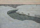Е.И. Зверьков. Первый снег. 1980