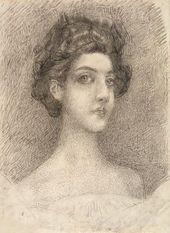М.А. ВРУБЕЛЬ. Портрет Н.И. Забелы-Врубель в образе Серафима. 1904