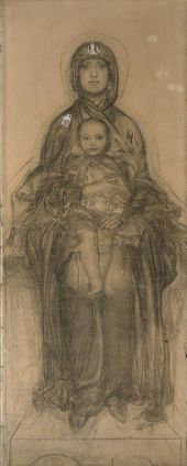 М.А. ВРУБЕЛЬ. Богоматерь с Младенцем. 1884–1885