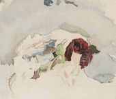М.А. ВРУБЕЛЬ. Розы. Этюд. Около 1886