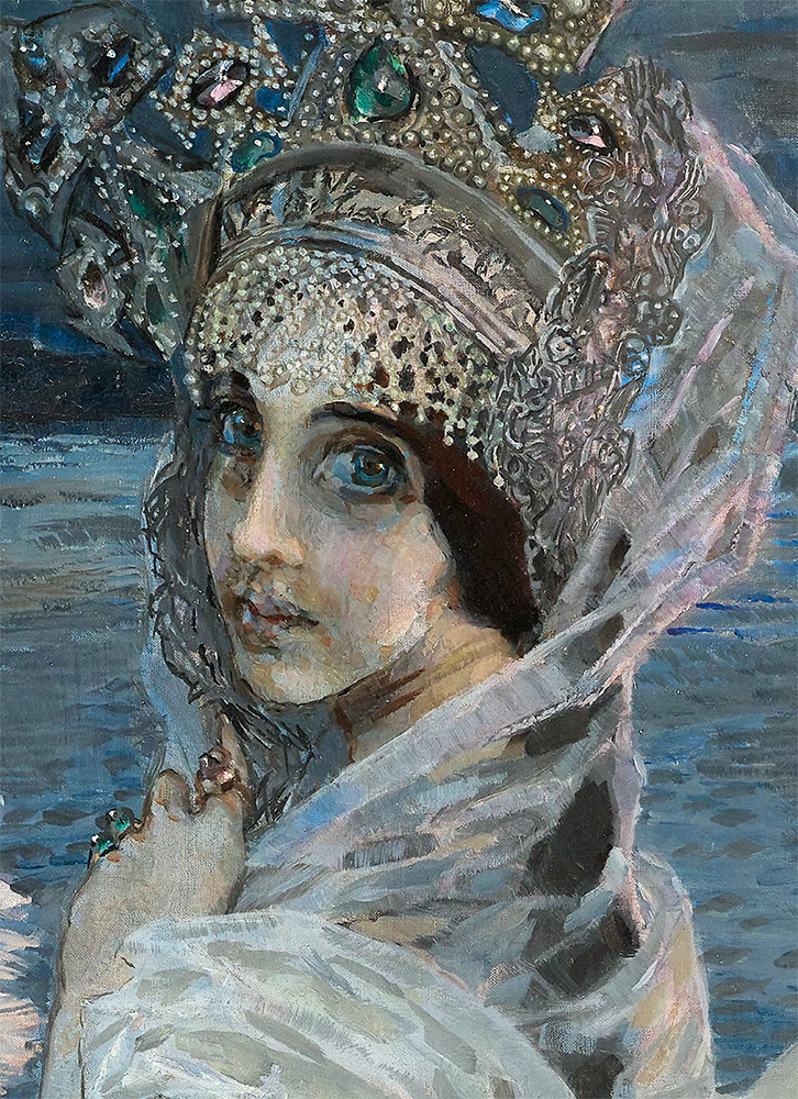 М.А. ВРУБЕЛЬ. Царевна-Лебедь. 1900. Фрагмент