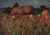 М.А. ВРУБЕЛЬ. К ночи. 1900