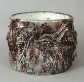 М.А. ВРУБЕЛЬ. Ваза «Басни Крылова». 1890-е