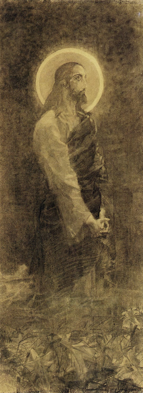 М.А. ВРУБЕЛЬ. Христос в Гефсиманском саду. 1887