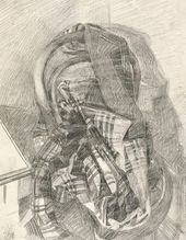М.А. ВРУБЕЛЬ. Плед на стуле. 1904