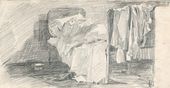 М.А. ВРУБЕЛЬ. Спящий на кровати. 1904