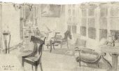 М.А. ВРУБЕЛЬ. Общий вид мастерской М.А. Врубеля в Венеции. 1885