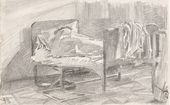 М.А. ВРУБЕЛЬ. Спящий на кровати. 1904