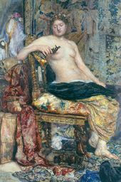 М.А. ВРУБЕЛЬ. Натурщица в обстановке Ренессанса. 1883