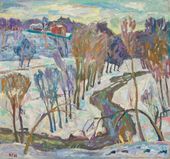 В.А. Глухов. Зима на Сходне. 2009