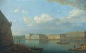 Федор АЛЕКСЕЕВ. Вид набережной от Петропавловской крепости. 1794
