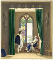 Федор Петрович ТОЛСТОЙ. Перед разлукой. Сцена из рыцарских времен. 1844