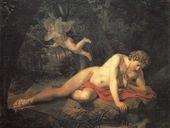 Карл Павлович БРЮЛЛОВ. Нарцисс, смотрящийся в воду. 1819