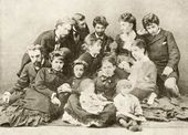 А.К. Беггров в кругу друзе в Париже. 1870-е