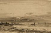 Алексей Петрович БОГОЛЮБОВ. Катвек в Голландии. 1870-е