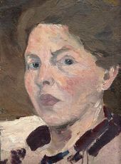 Анна БАСНИНА-ВЕРХОЛАНЦЕВА. Автопортрет. 1929