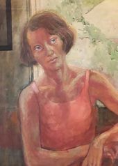 Нина Васильевна ВЕРХОЛАНЦЕВА. Автопортрет. 1940