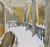 Игорь Эммануилович ГРАБАРЬ. Сентябрьский снег. 1903