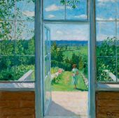 Игорь Эммануилович ГРАБАРЬ. На даче. 1954
