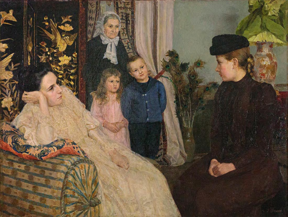 Эмилия ШАНКС. Наем гувернантки (Трудная задача). Не позднее 1893