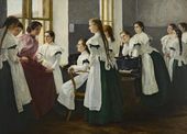 Эмилия ШАНКС. Гость в институте. Не позднее 1896