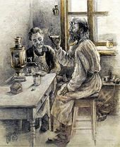 Мария ШАНКС, Наталия ИЕНКЕН. Иллюстрация к рассказу Л.Н. Толстого «Где любовь, там и Бог»