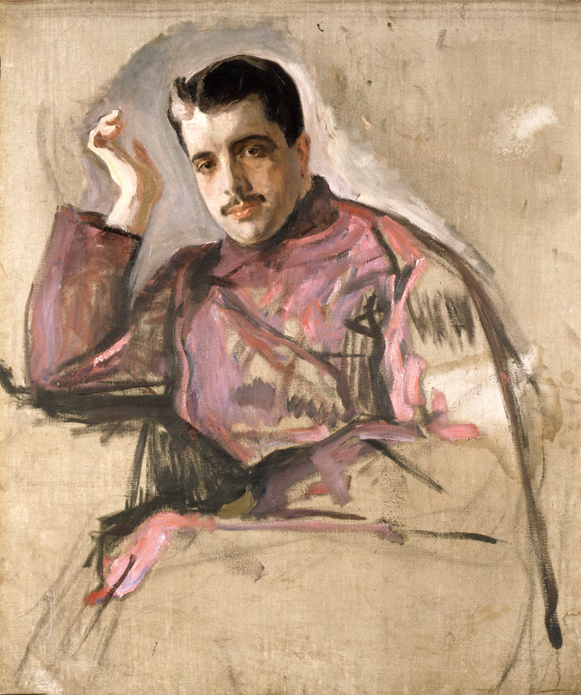 В.А. СЕРОВ. Портрет С.П. Дягилева. 1904