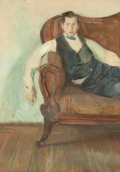 К.А. СОМОВ. Автопортрет. 1898
