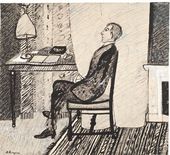 П.В. МИТУРИЧ. Портрет О.Э. Мандельштама. 1915