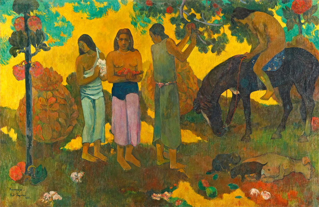 П. ГОГЕН. Сбор плодов. 1899
