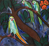 Н.С. ГОНЧАРОВА. Попугаи. 1910