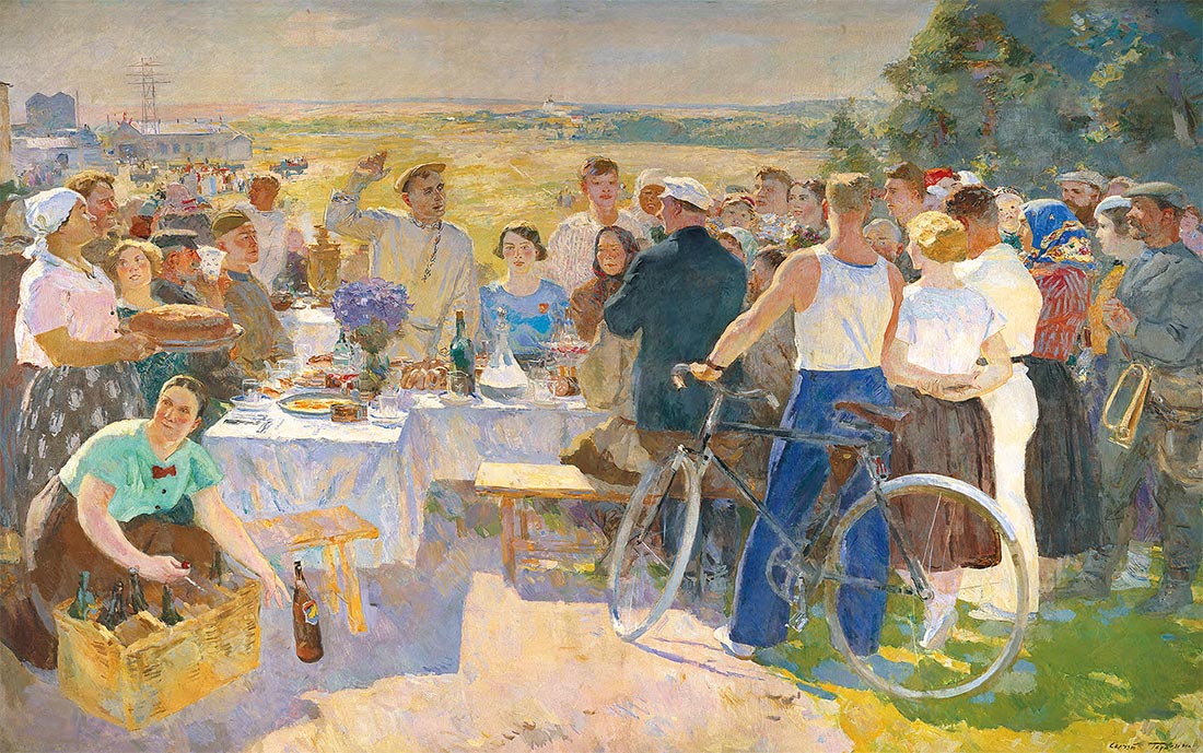 Сергей Васильевич ГЕРАСИМОВ. Колхозный праздник. 1937