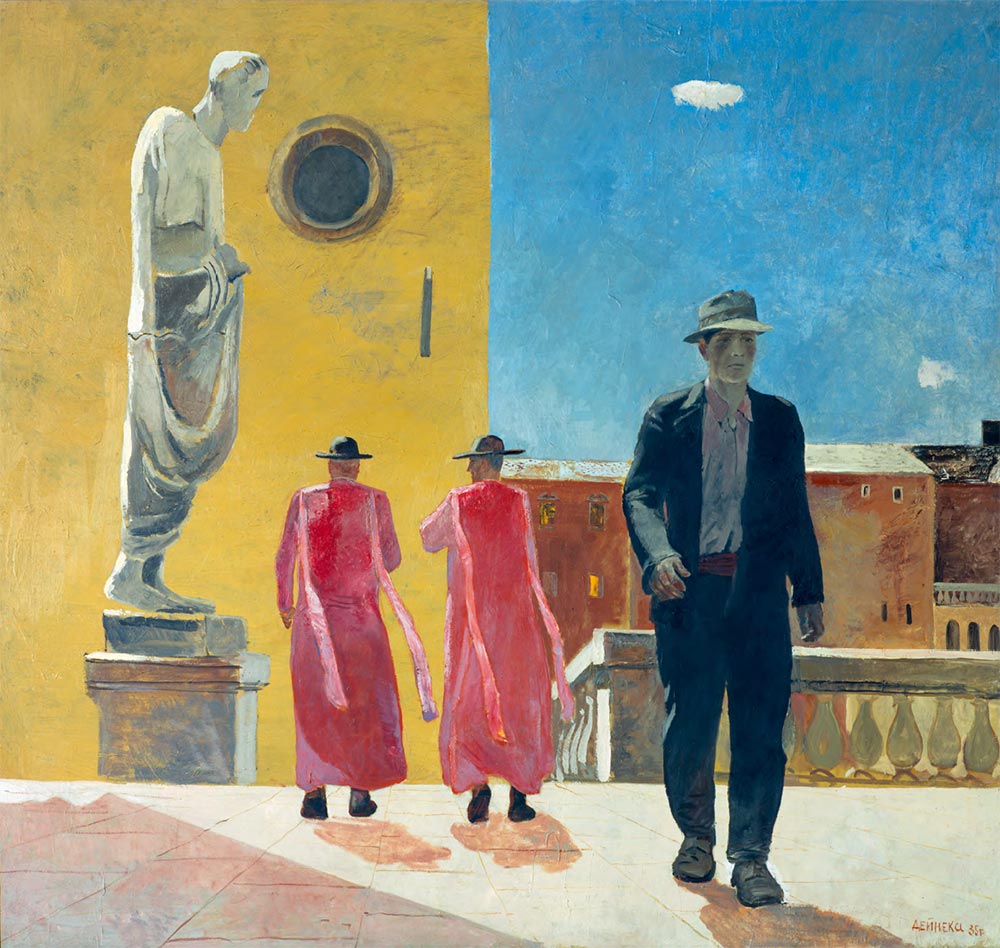 Александр Александрович ДЕЙНЕКА. Улица в Риме. 1935