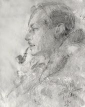Аркадий Александрович РЫЛОВ. Портрет художника и архитектора Михаила Ивановича Курилко. 1921