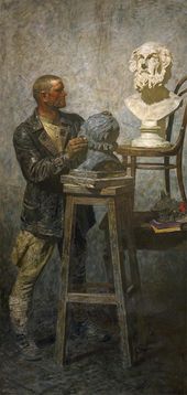 Гелий Михайлович КОРЖЕВ. Гомер (Рабочая студия). 1960