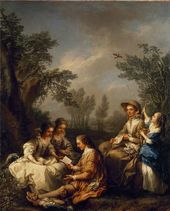 Карл ВАН ЛОО (1705–1765). Испанское чтение