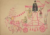 Иван Семенович ЕФИМОВ (1878–1959). Национальная политика. Проект оформления повозки с участниками уличного шествия. 1931